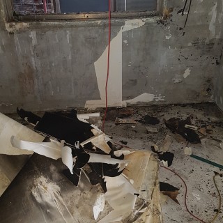 화재폐기물 철거